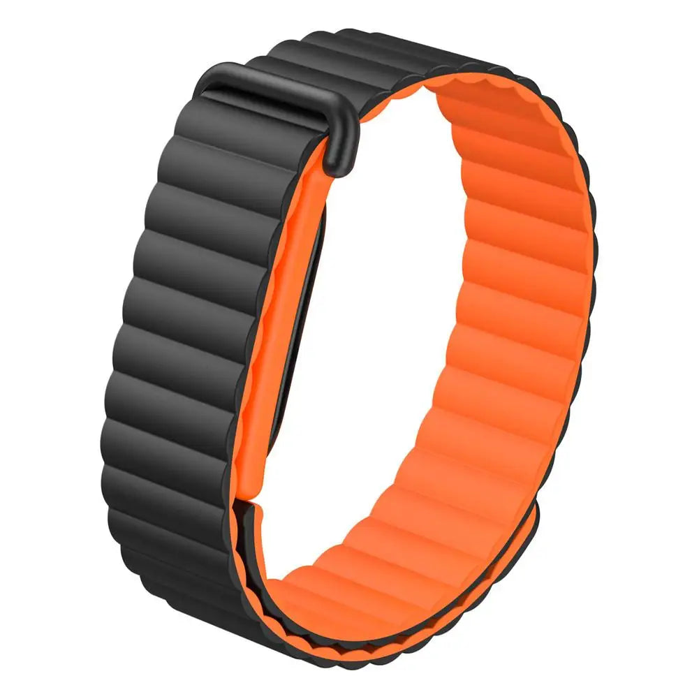 Silicone Magnetic Band for Fitbit Air – Replacement Wristband Fitness Tracker Band PLUSH E