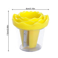 Spiral Vegetable Cutter Flower Slicer & Grater Kitchen Tool Spiral Vegetable Slicer PLUSH Yellow