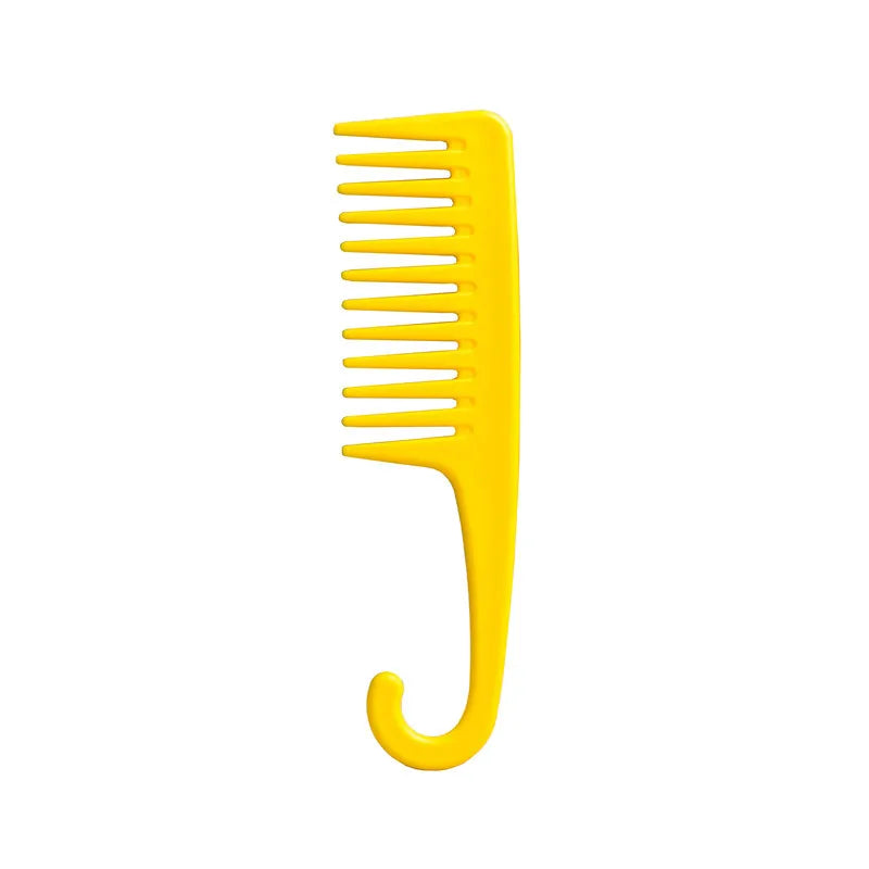 Anti-Static Wide Bending Comb for Wigs & Hair Styling Hair Styling Comb PLUSH yellow