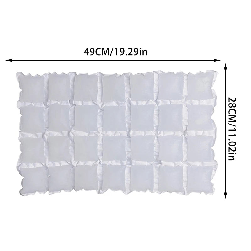 Reusable Gel Ice Pack | Auto Water Absorption Cooling Bag Reusable Ice Pack PLUSH 28 grids