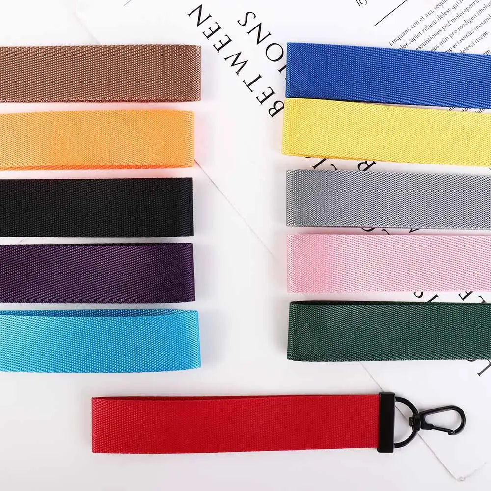 Solid Ribbon Keychain Lanyard – Bag Charm & Phone Strap Ribbon Keychain Lanyard PLUSH