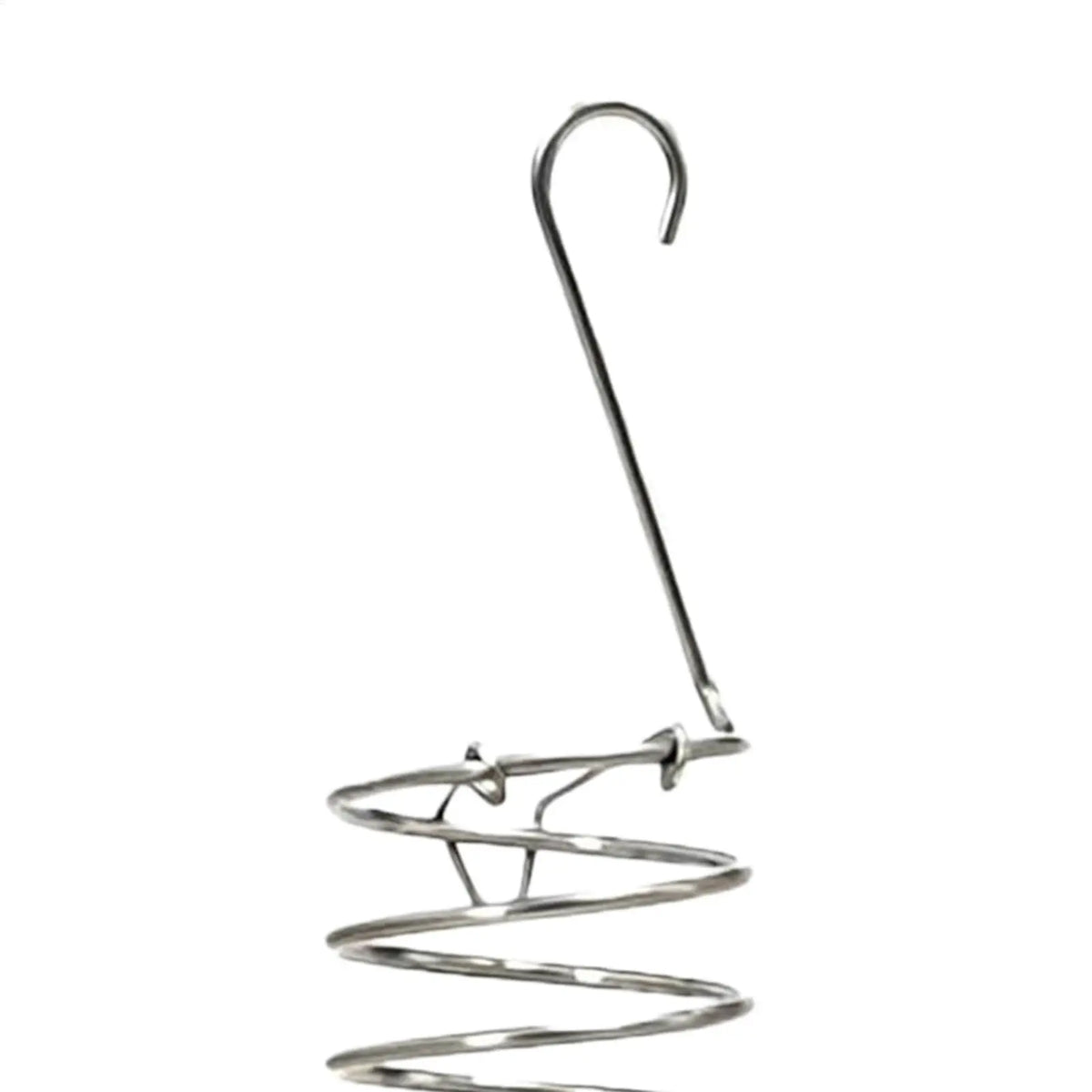 Stainless Steel Spiral Parrot Forager Feeder – Fruit & Veg Basket Bird Forager Feeder PLUSH