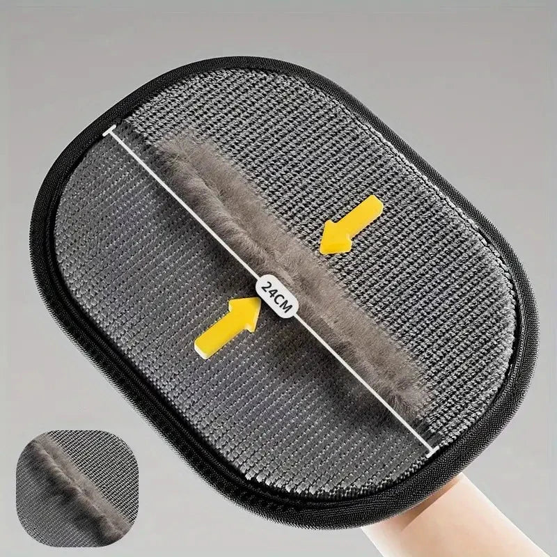 Large Pet Hair Removal Grooming Gloves for Cats & Dogs Pet Grooming Glove PLUSH