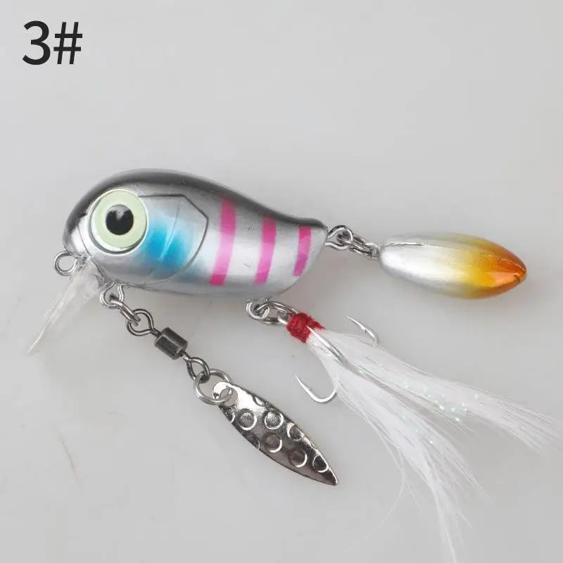 Metal Spinner Spoon Fishing Lure 3.8cm 5g – Trout & Bass Spinner Fishing Lure PLUSH A3