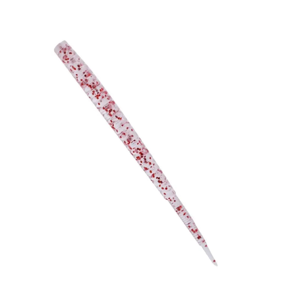Silicone Screw Worm Soft Fishing Lures 20pcs – Slow Sink Bait Soft Fishing Lures PLUSH Red 6CM