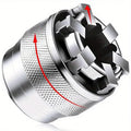 Universal Socket Wrench Adapter 10-19mm – 3/8" Drive Tool Socket Wrench Adapter PLUSH Silver