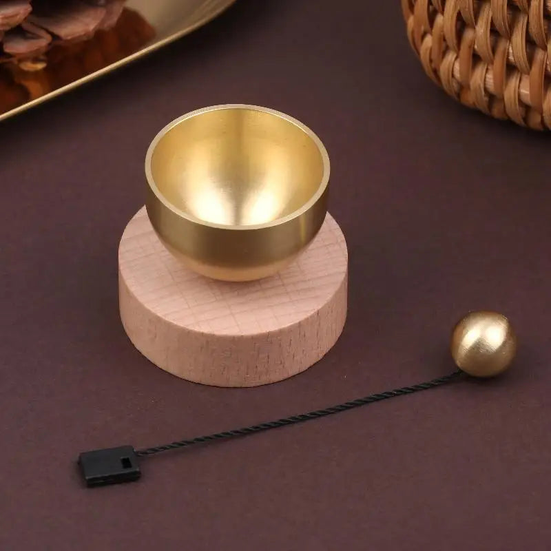 Mini Singing Bowl Set for Yoga, Meditation & Relaxation Meditation Singing Bowl PLUSH A1 No storage bag