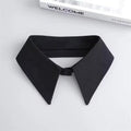 Women's Detachable False Collar – Removable Fake Shirt Collar Detachable False Collar PLUSH Black