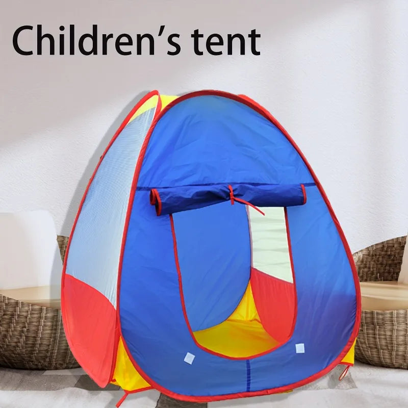 Kids Foldable Play Tent with Ball Pit – Colorful Playhouse Kids Play Tent PLUSH