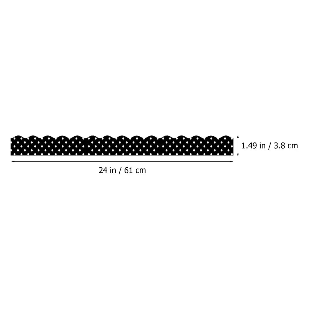 12pcs Magnetic Bulletin Board Border Trim | PVC Decorative Strips Bulletin Board Border PLUSH