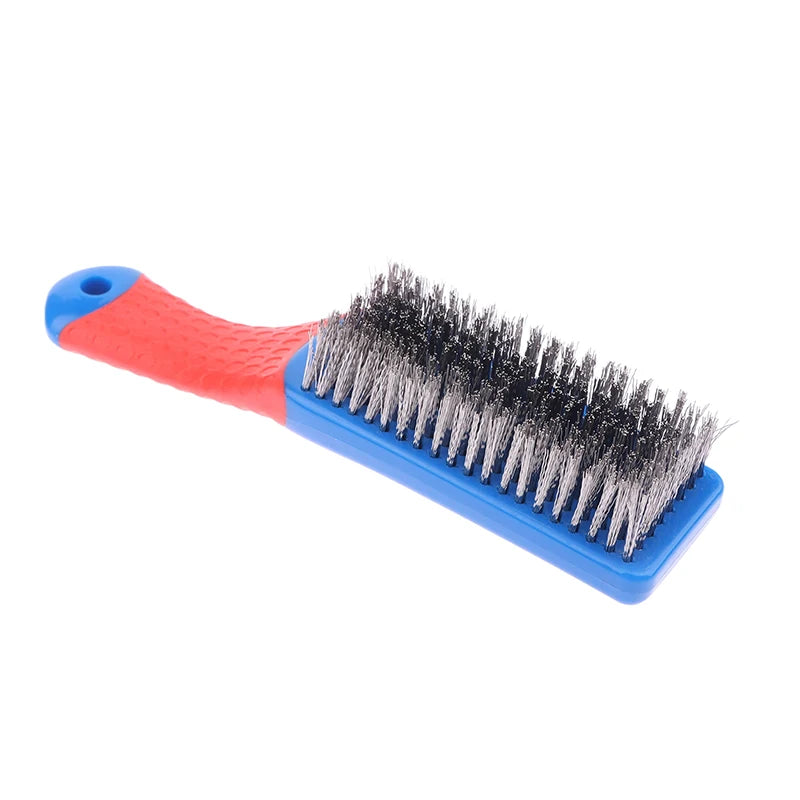 Heavy Duty Stainless Steel Wire Brush with Plastic Handle Wire Brush PLUSH