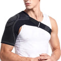 Adjustable Compression Shoulder Support Brace | Sports Brace Shoulder Support Brace PLUSH Black-S-M