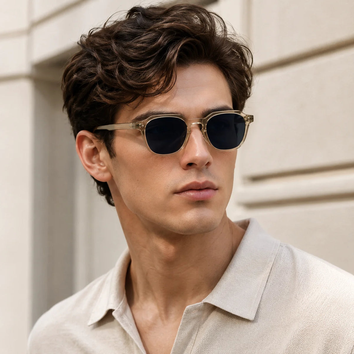 Retro Polygon Square Sunglasses – Lightweight Fashion Eyewear Fashion Sunglasses PLUSH