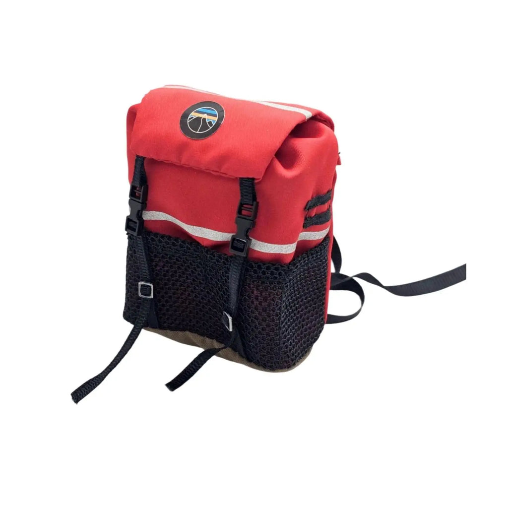 1:10 Scale Miniature Backpack with Mesh Pocket – Hobby Decor Miniature Scale Accessory PLUSH
