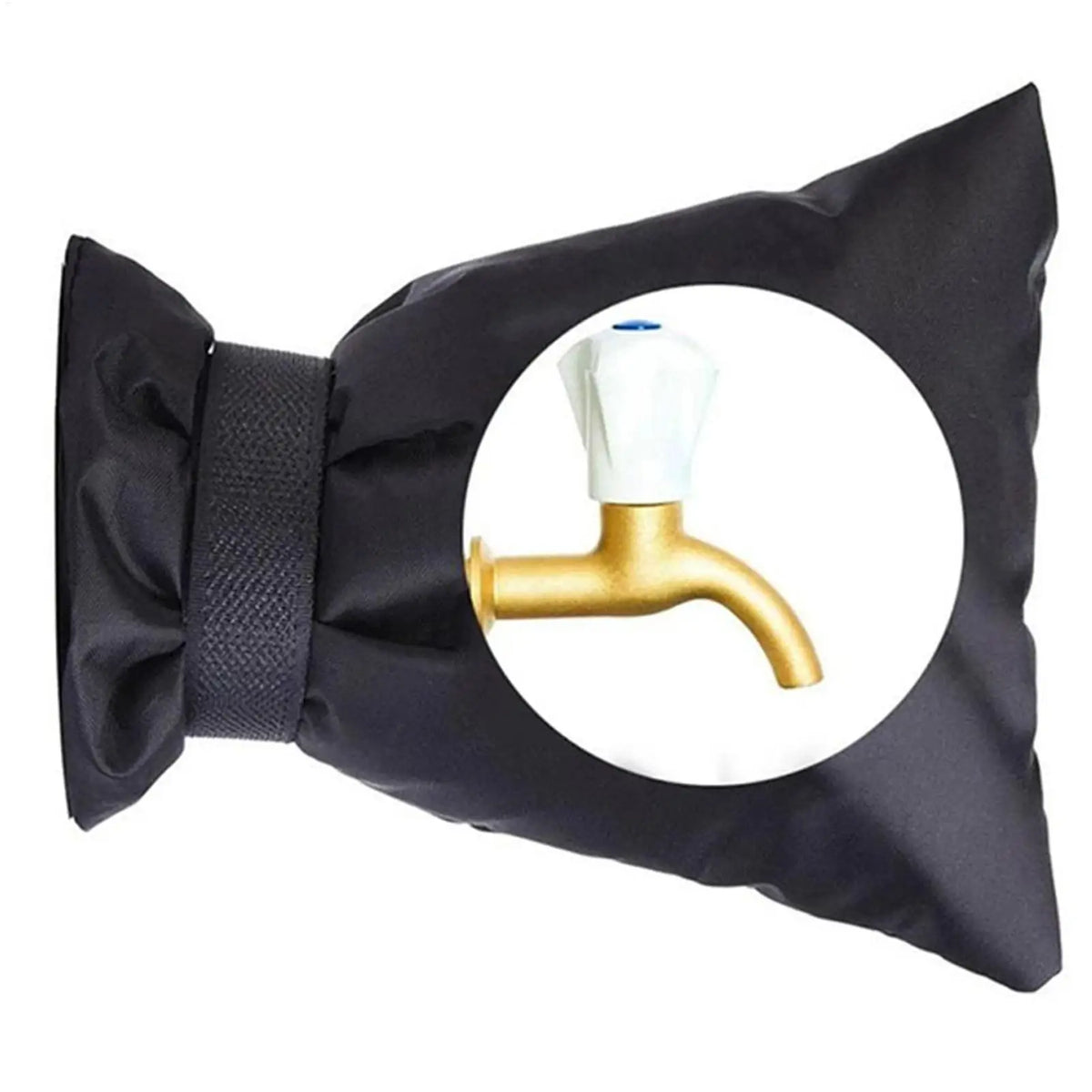 Outdoor Faucet Cover – Insulated Winter Freeze Protection Faucet Insulator Cover PLUSH
