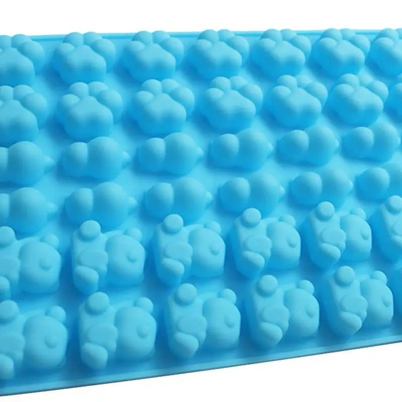 Silicone Cat Paw Candy Mold – Chocolate, Jelly & Fondant Silicone Baking Mold PLUSH Blue