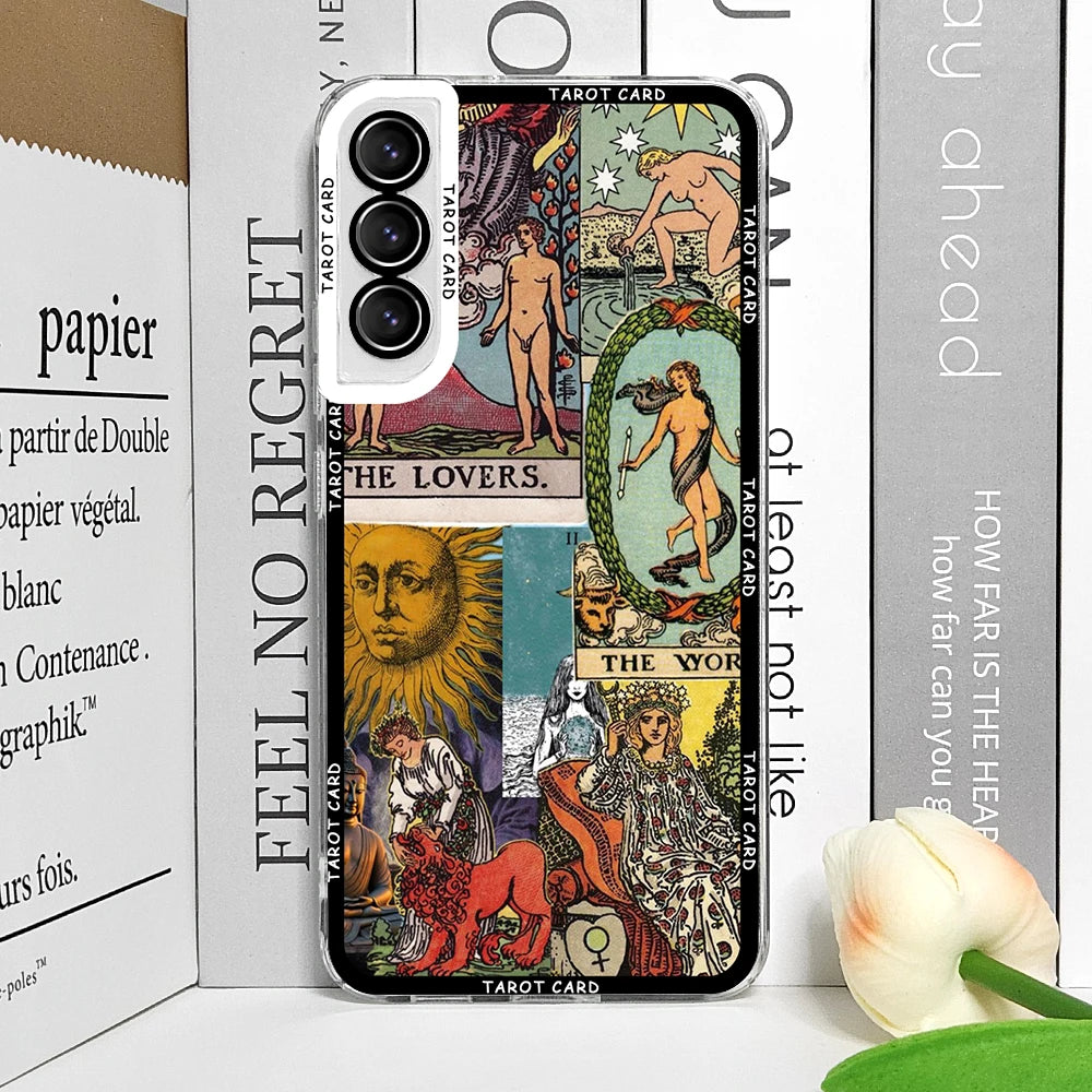 Witch Tarot Card Phone Case – Samsung Galaxy S22–S26 Series Phone Case PLUSH -5 For Galaxy S25