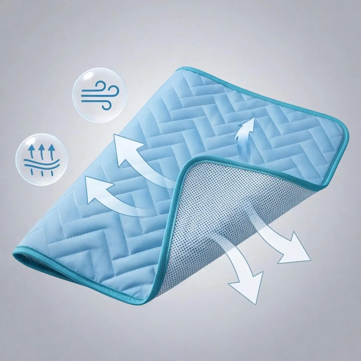 Self-Cooling Ice Silk Pet Mat for Dogs & Cats | All Sizes Pet Cooling Mat PLUSH