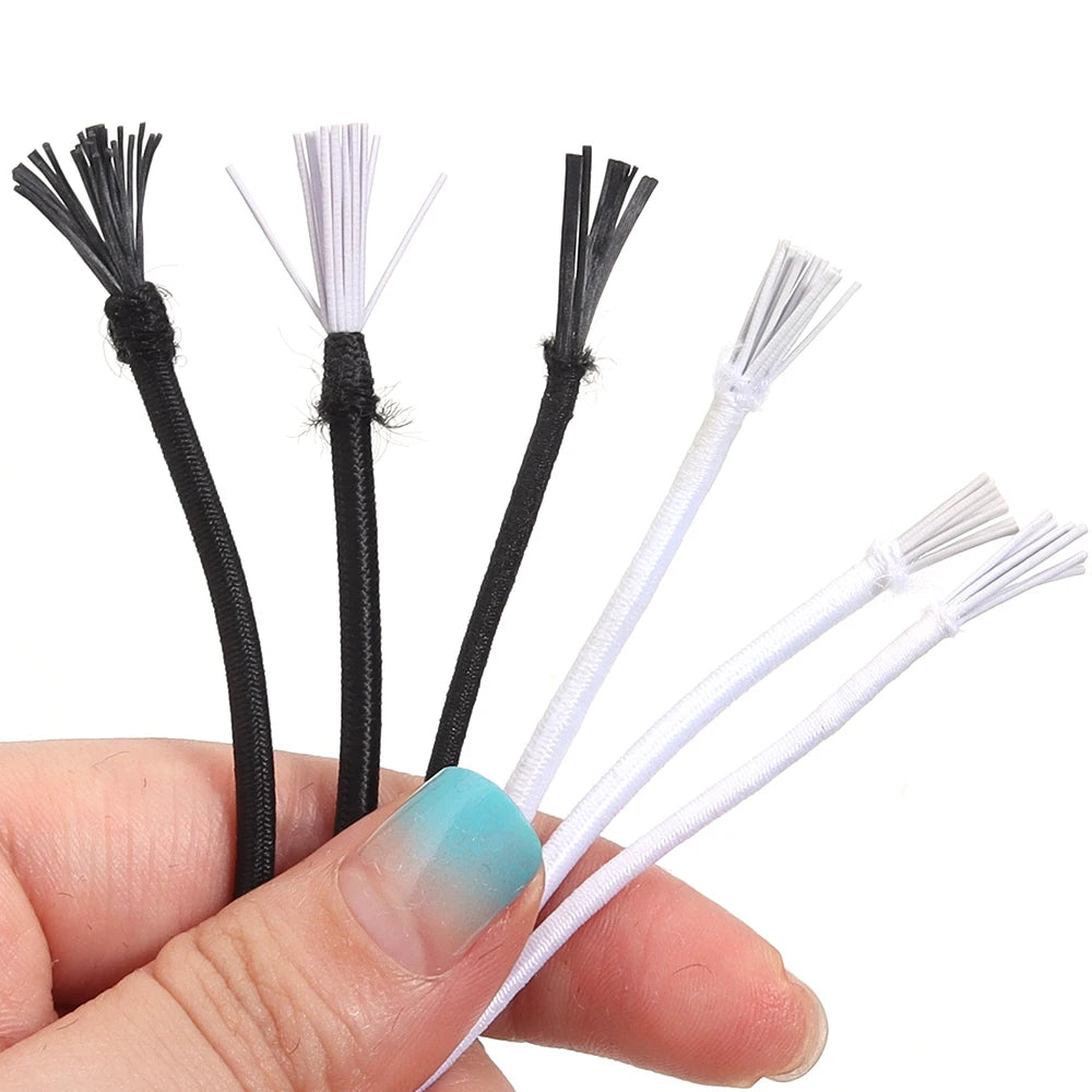 10m Round Elastic Cord Stretch String for DIY Sewing & Crafts Elastic Sewing Cord PLUSH