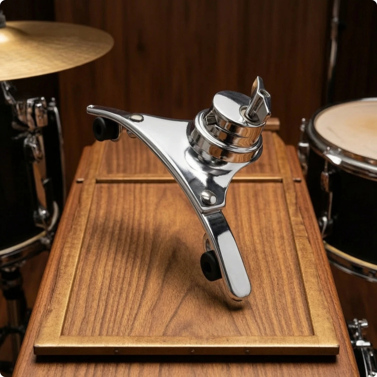 Drum Mounting Hanger with Rubber Pads – Sturdy Tom Mount Drum Tom Mount PLUSH 10 Inch