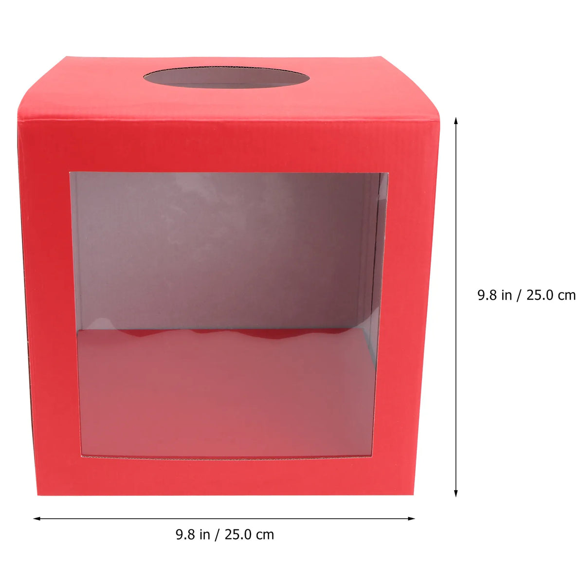 Red Paper Lottery Draw Box – Reusable Raffle Box for Events Raffle Draw Box PLUSH