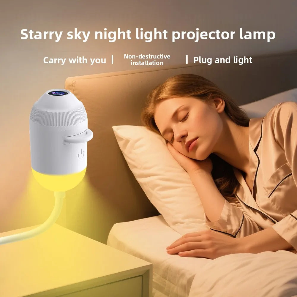 USB Galaxy Starry Sky Projector Night Light – Car & Bedroom Galaxy Projector Lamp PLUSH