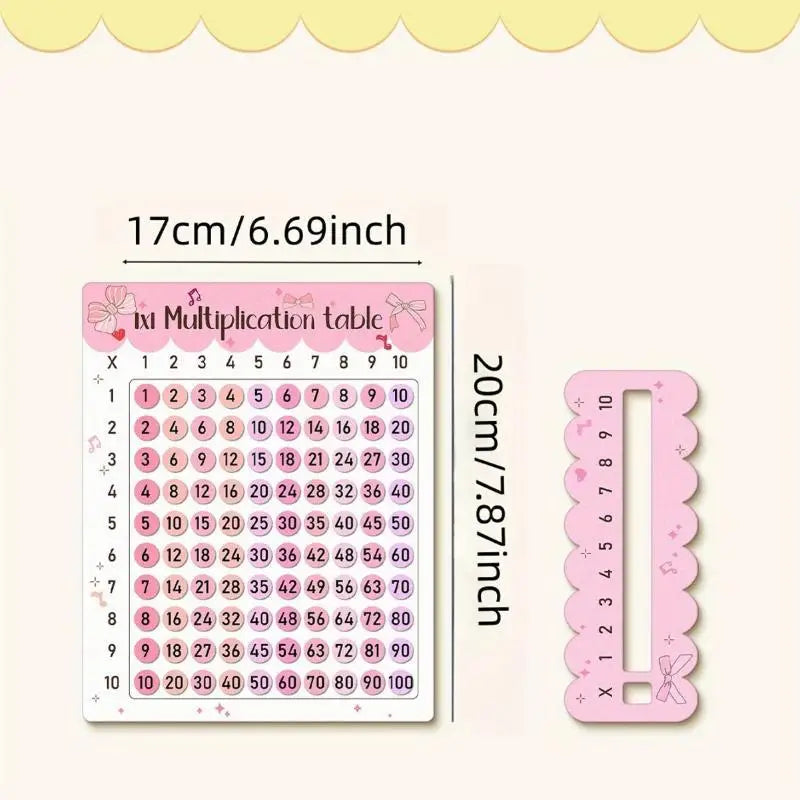 Colorful Wooden Multiplication Board Math Toy for Kids Educational Math Toy PLUSH style 13