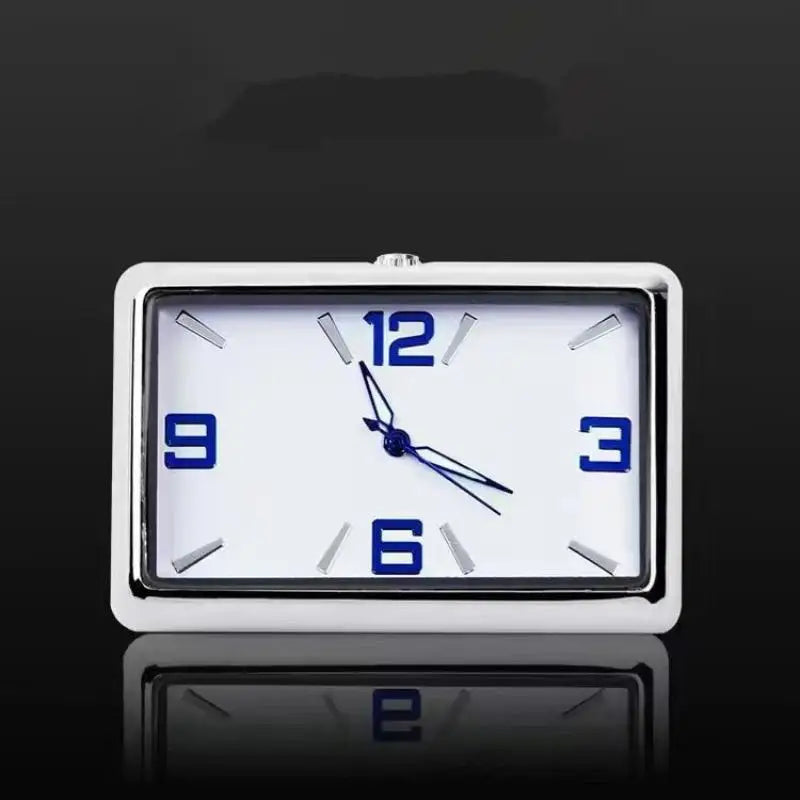 Car Air Vent Quartz Clock – Square Mini Dashboard Timepiece Car Vent Clock PLUSH D