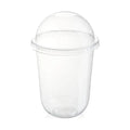 50pcs Disposable Plastic Dessert Cups with Lids – 8/12/16 oz Disposable Dessert Cups PLUSH 500ML-16OZ 50PCS