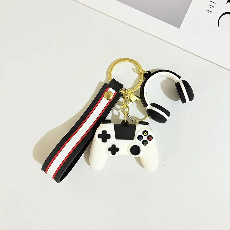 Game Controller Keychain Headphone Charm – Gamer Gift Gaming Keychain Charm PLUSH 2