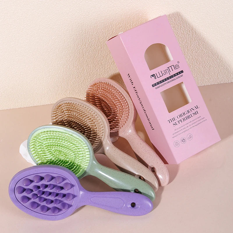 WANMEI Scalp Massage Shampoo Brush – Wet & Dry Hair Tool Scalp Massage Brush PLUSH