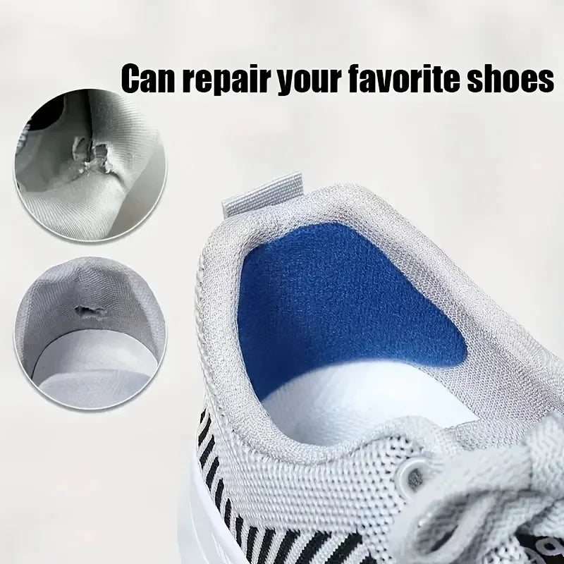 6-Pack PU Sneaker Heel Repair Patches – Shoe Protector Stickers Shoe Repair Patches PLUSH