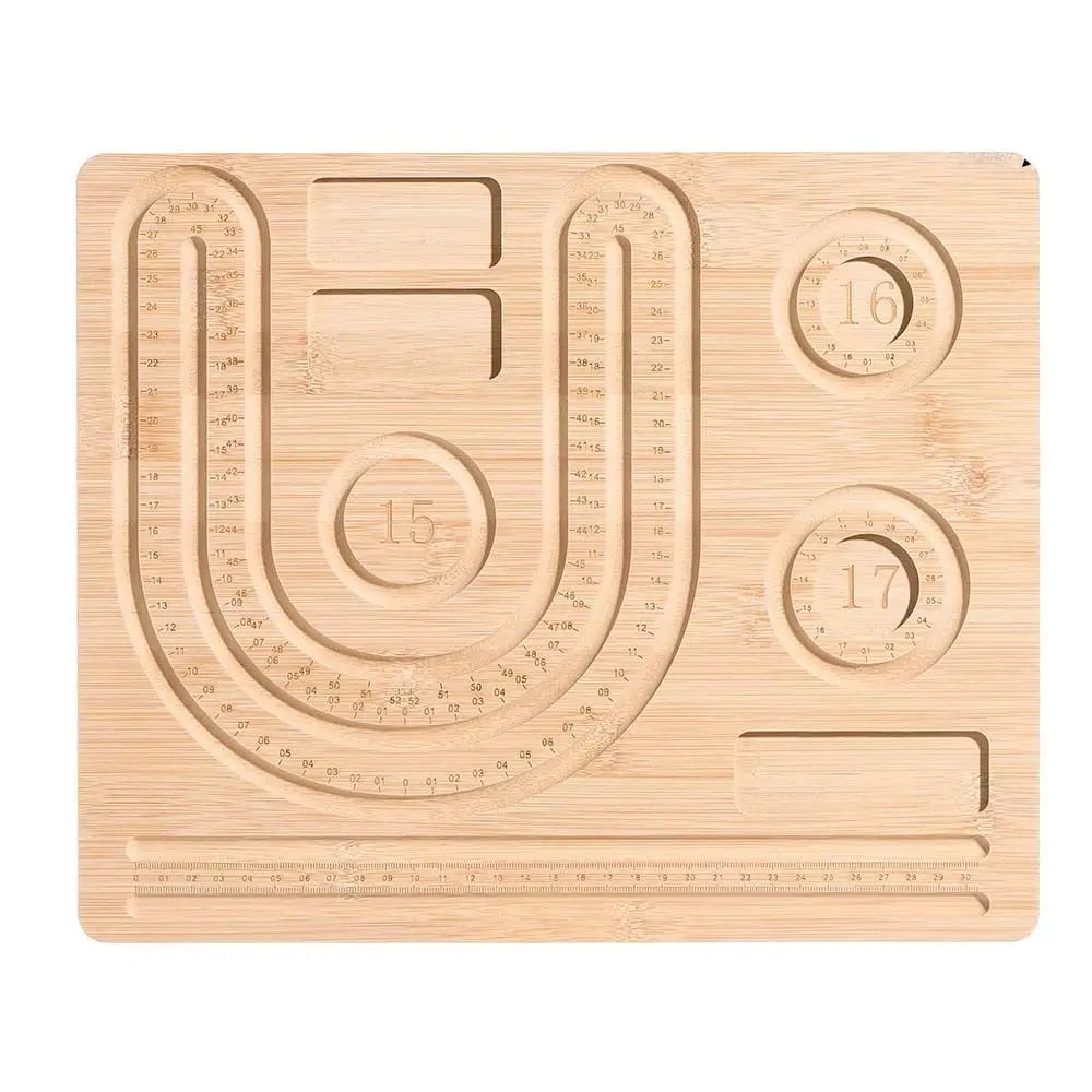 Jewelry Making Beading Board Tray with Scale – 5 Styles Jewelry Beading Board PLUSH Style 4