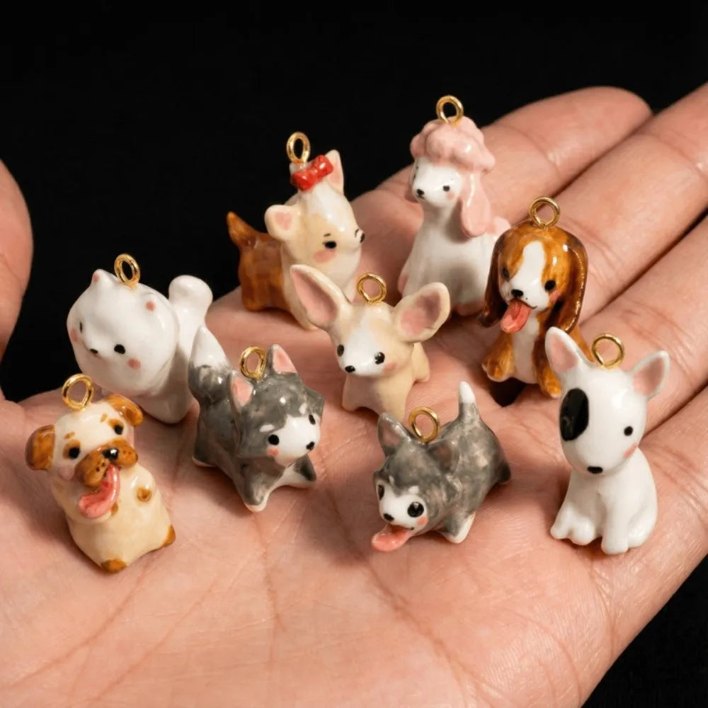 Cute Enamel Dog Breed Pendant – Shih Tzu, Beagle & More Enamel Dog Pendant PLUSH