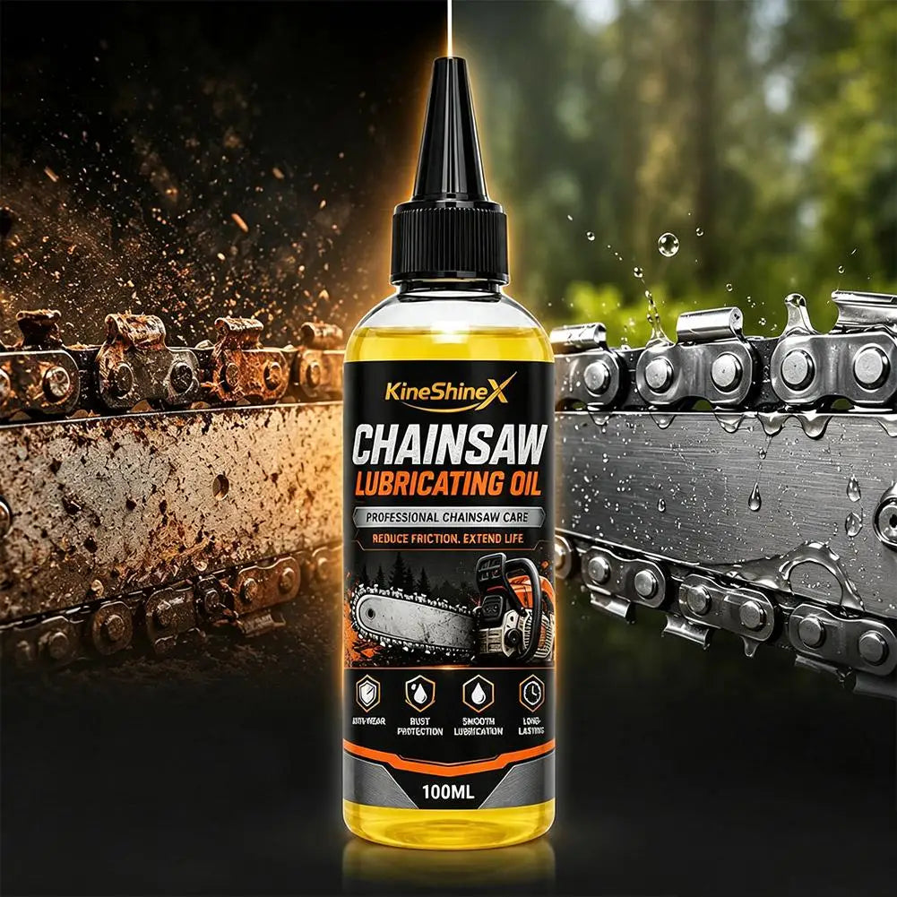 Chainsaw Chain Lubricant Oil – Rust & Wear Resistant 100ml Chainsaw Chain Oil PLUSH