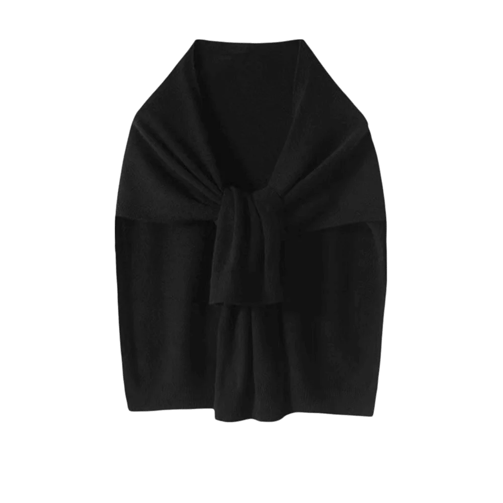 Women's Soft Knit Shawl Wrap – Polyester Scarf Cape All Seasons Knit Shawl Scarf PLUSH