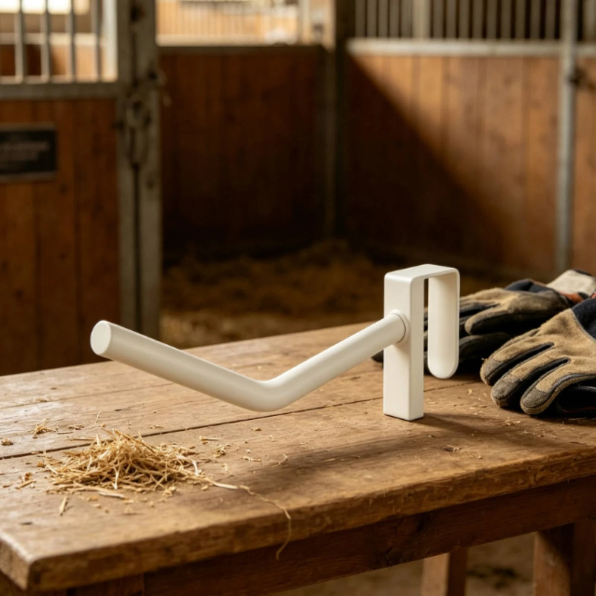 Wall Mounted Saddle Rack – Heavy Duty Metal Tack Room Holder Wall Saddle Rack PLUSH