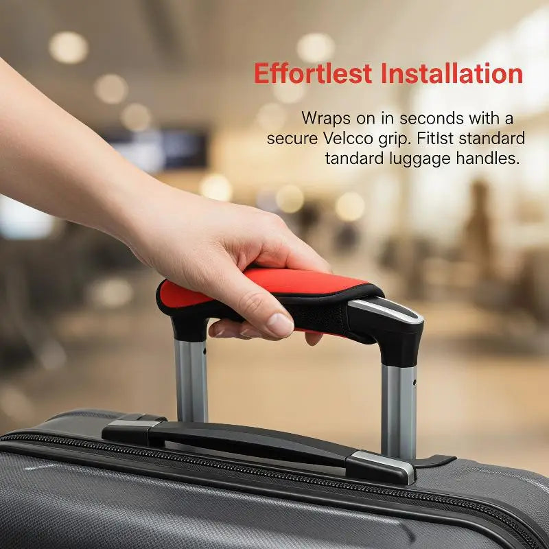 2PCS Neoprene Handle Cover – Luggage & Stroller Grip Protector Luggage Handle Cover PLUSH