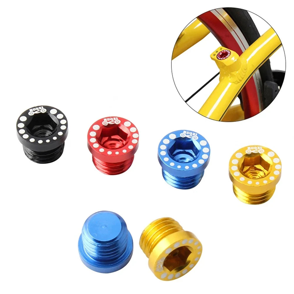 M10×1.25 Aluminum V Brake Post Plug Screws – 4pcs Bike Bicycle Brake Parts PLUSH