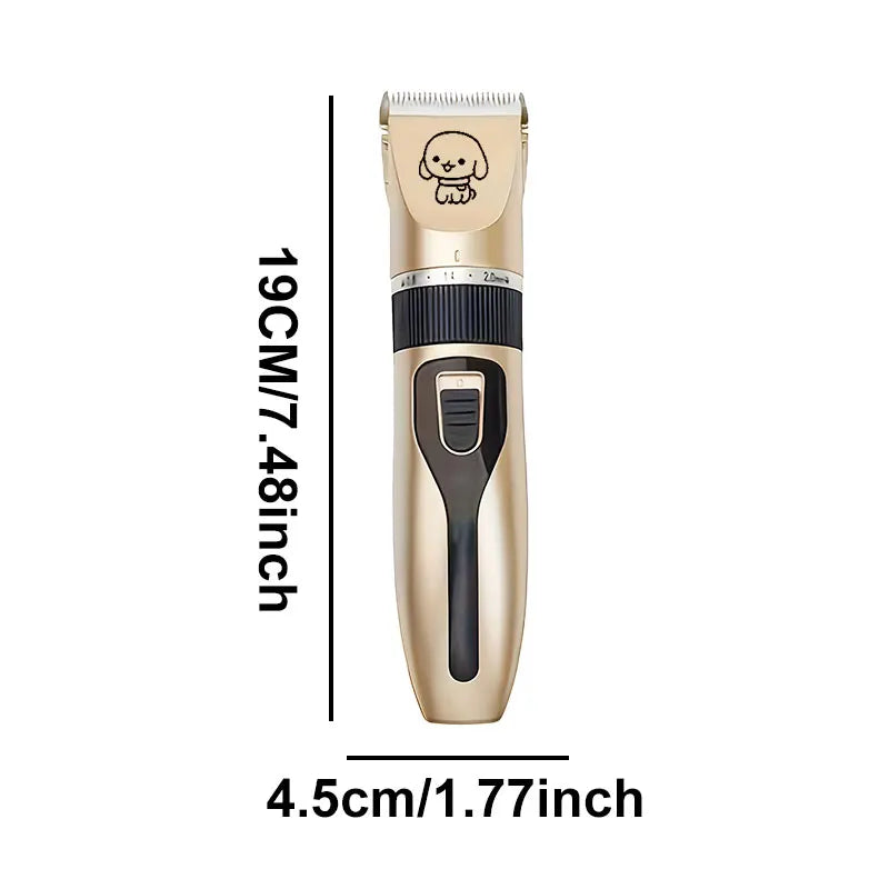 Electric Pet Hair Clipper Grooming Trimmer – Dog Cat Rabbit Pet Grooming Clipper PLUSH