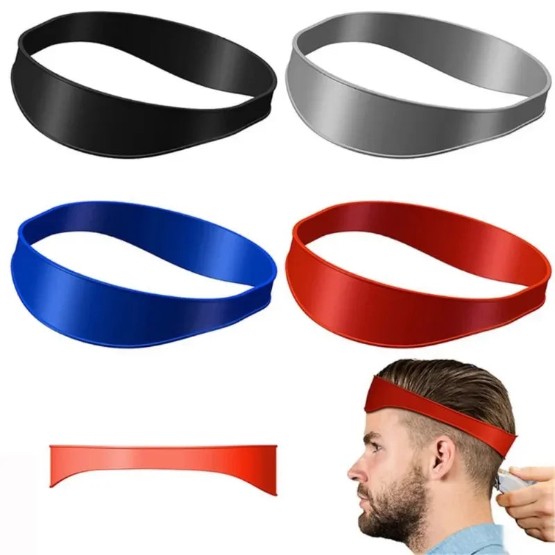 Silicone Fade Haircut Template – DIY Neckline Shaving Guide Haircut Guide Tool PLUSH