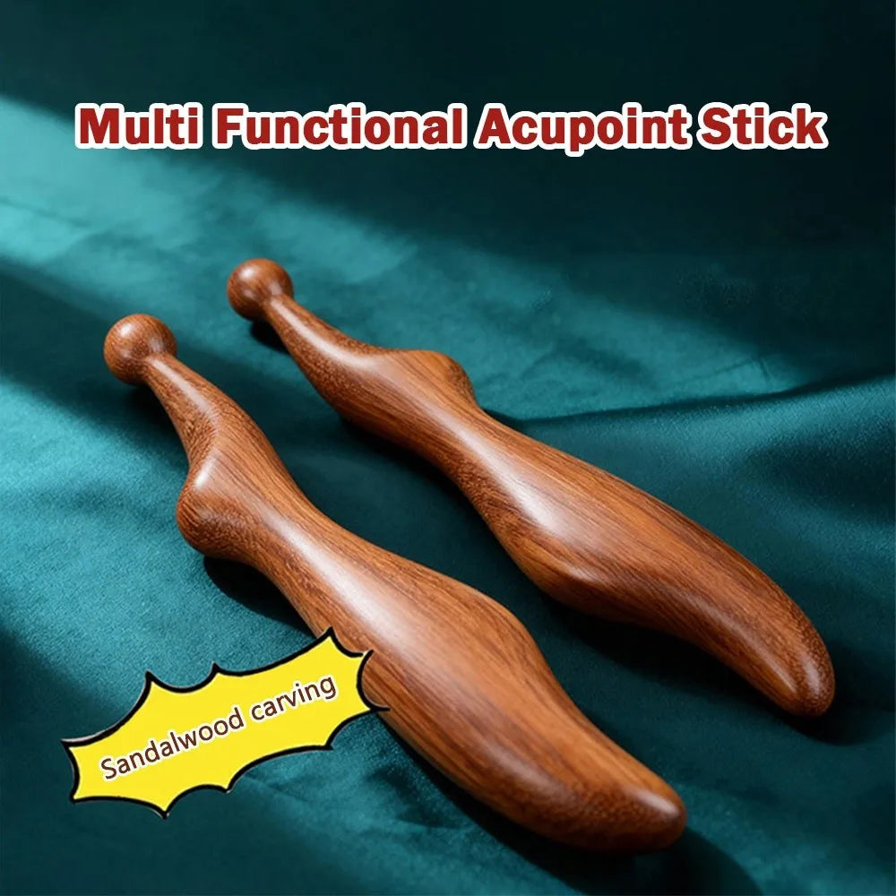 Sandalwood Acupressure Massage Stick – Body Hand & Foot Acupressure Massage Stick PLUSH