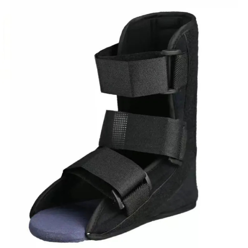 Adjustable Night Foot Splint Brace – Breathable Ankle Support Night Foot Splint PLUSH Black 12cm