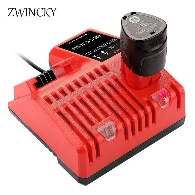 ZWINCKY Milwaukee M12 M14 M18 Li-ion Battery Charger 12V–18V Battery Charger PLUSH