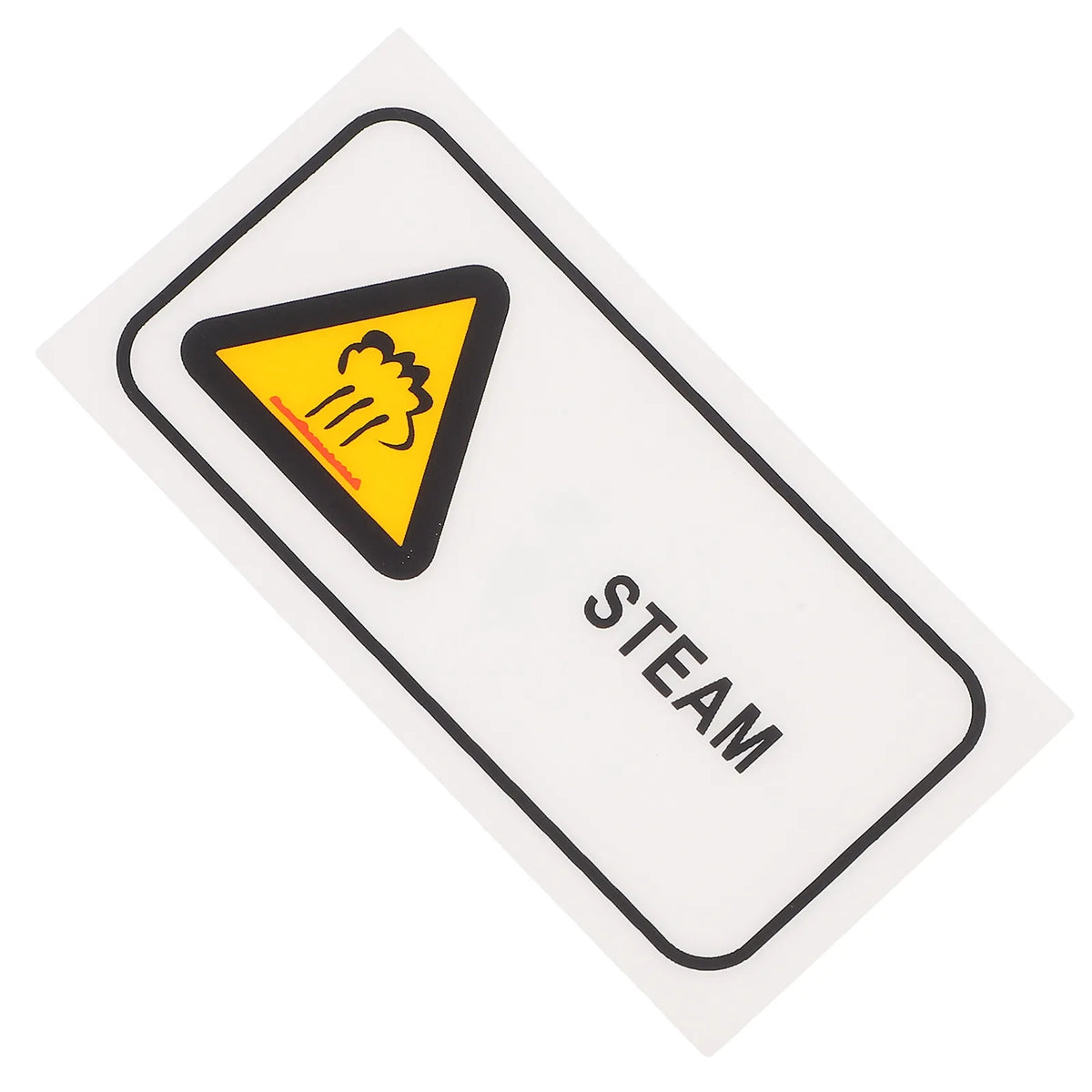 Caution Steam Warning Sticker – Hot Surface Safety Label Safety Warning Label PLUSH