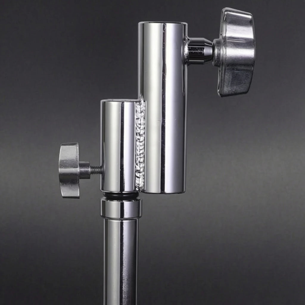 Chrome Dual-End Studio Lighting Adapter with Thumbscrews Studio Lighting Adapter PLUSH