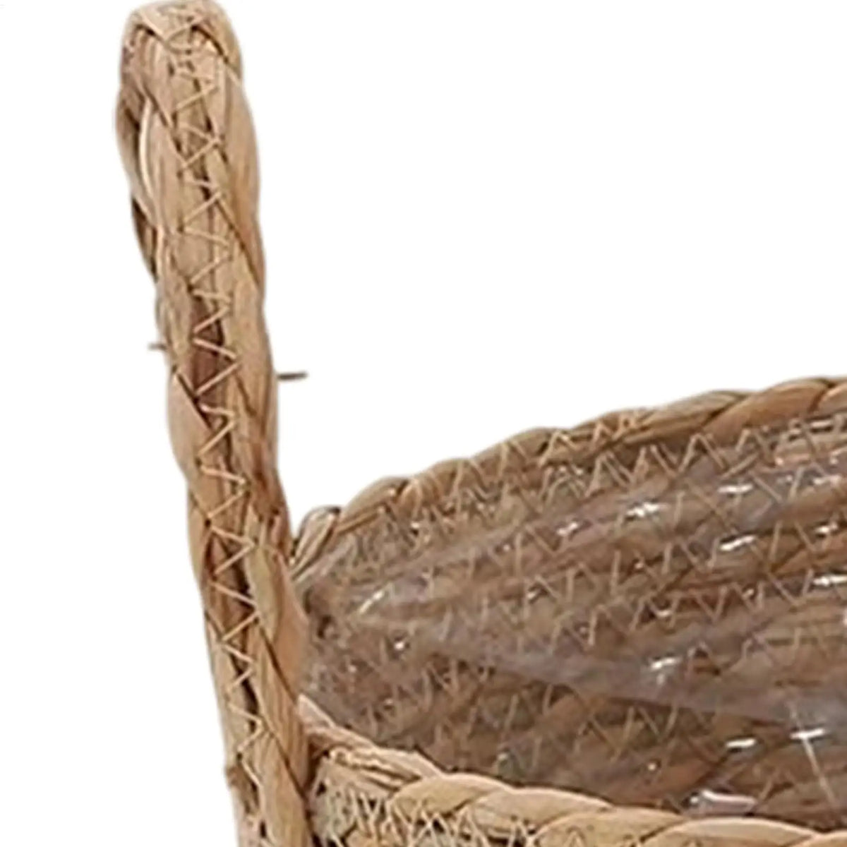 Wicker Rattan Planter Basket | Natural Straw Flower Pot Wicker Planter Basket PLUSH