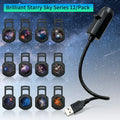 USB Galaxy Projector Night Light – 360° Gooseneck Star Lamp Galaxy Projector Lamp PLUSH Starry Sky series