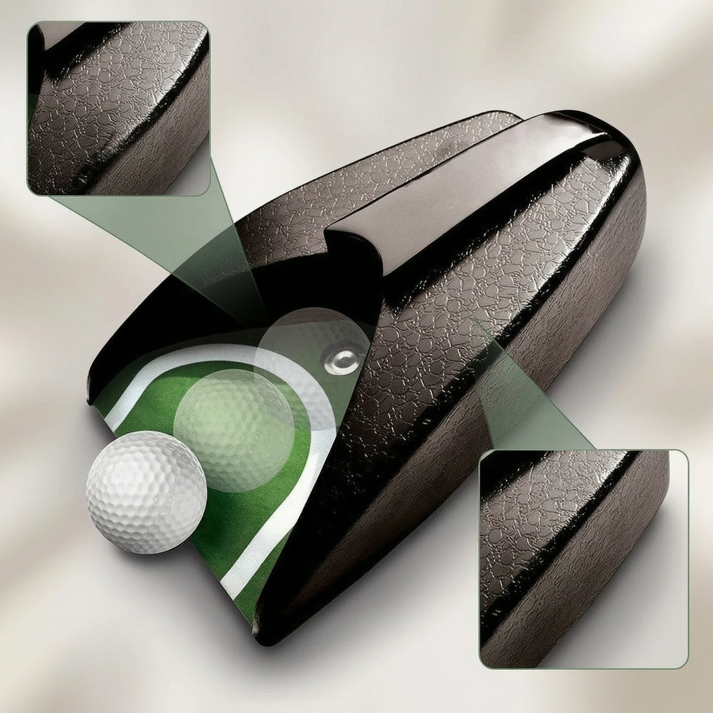 Automatic Golf Ball Returner – Battery-Powered Putting Aid Golf Putting Trainer PLUSH
