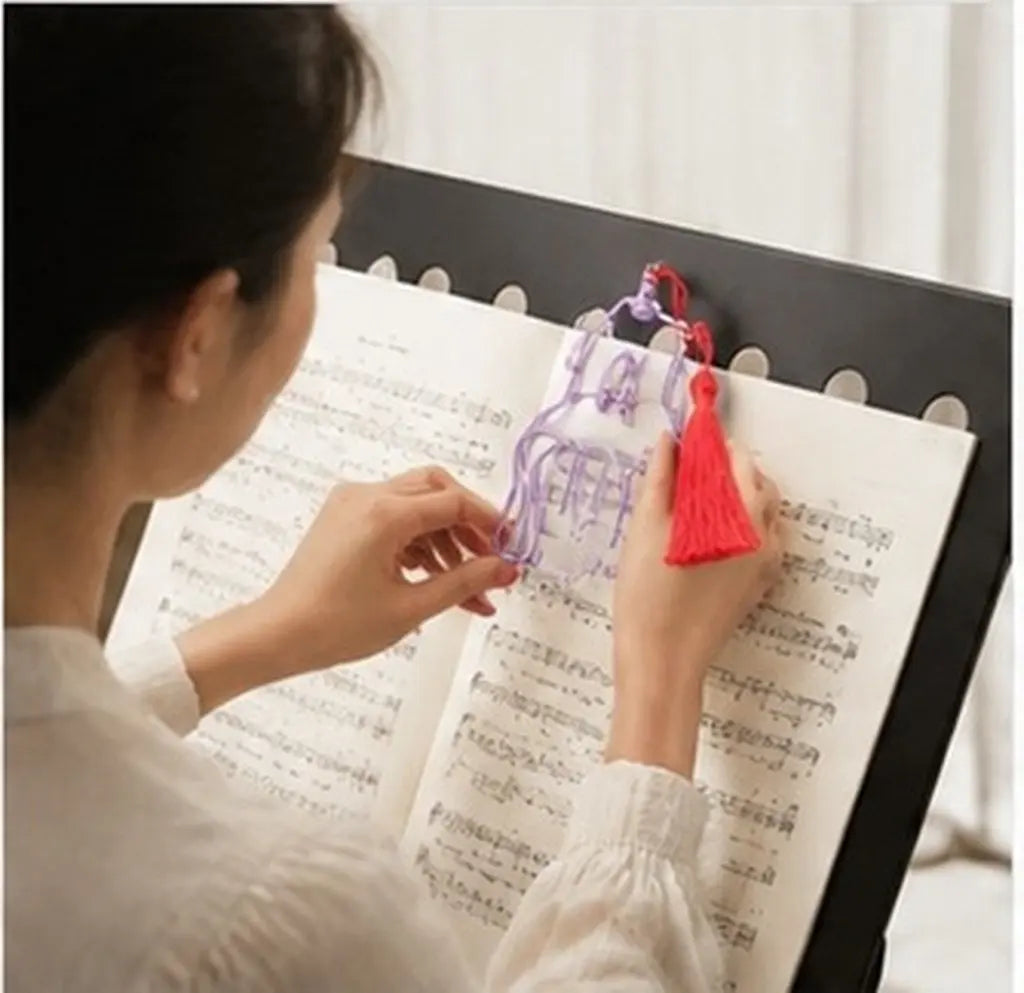 Music Sheet Clips 2-Pack – Metal Piano Score Page Holders Music Sheet Clip PLUSH Default Title
